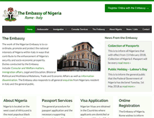 Tablet Screenshot of nigerianrome.org